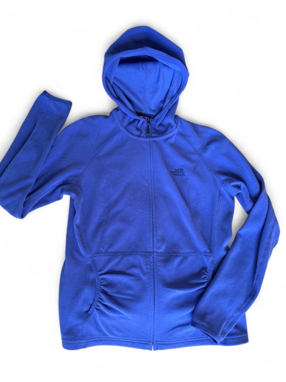 The North Face Royal Blue Full‑Zip Fleece Hoodie